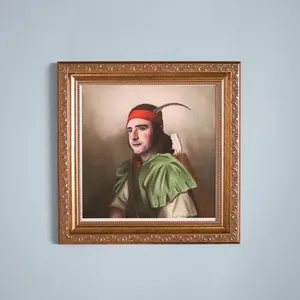 Framed Robin Hood portrait