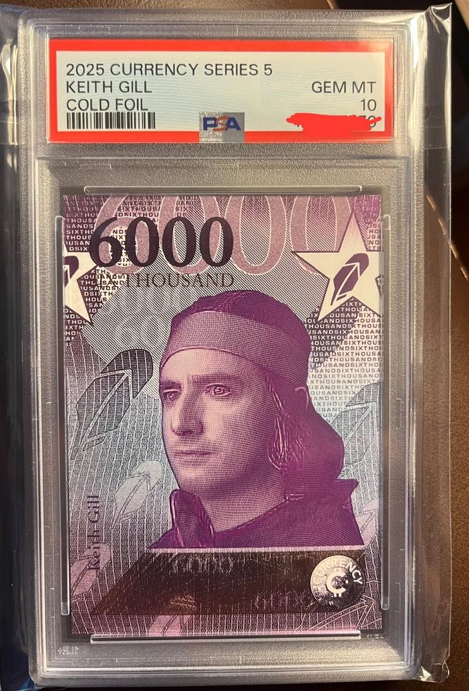 Graded currency card